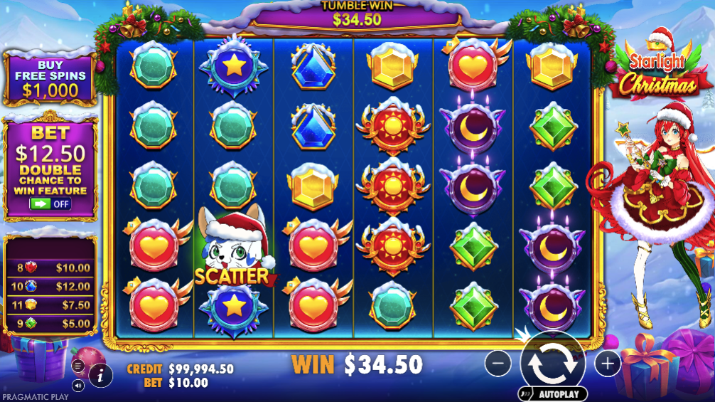 Starlight Christmas on Gamdom